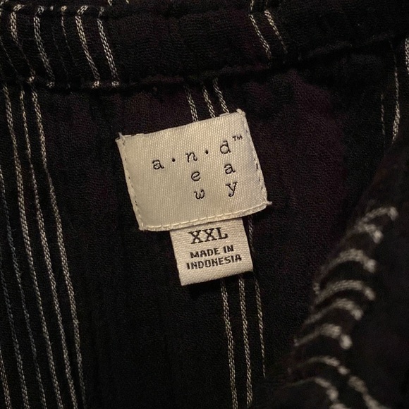 EUC A new day striped jumpsuit xxl - Picture 3 of 5